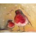 Individual Handmade Card - She looks like a sugar in a plum! Christmas Card (pack of 6 handmade cards)